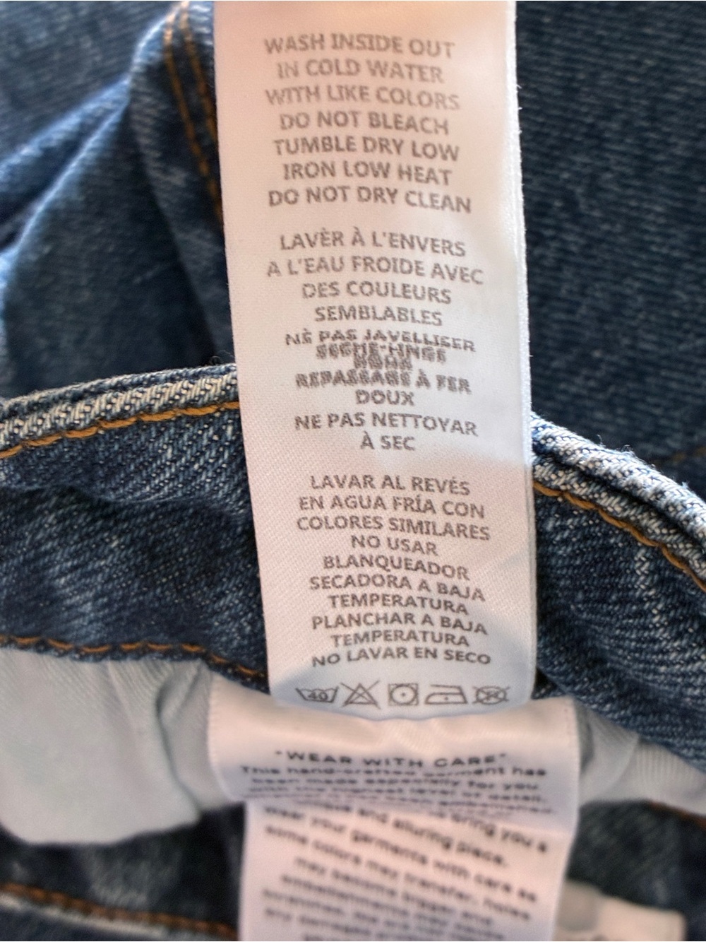 Good American Good Classic High Rise Flare Jeans in Blue Medium Wash - Size 8 - Picture 15 of 15